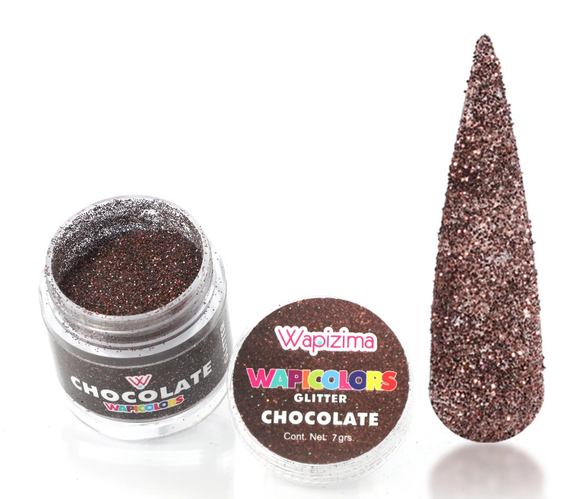W. GLITTER 1/4 OZ NW CHOCOLATE