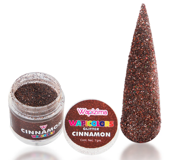 W. GLITTER 1/4 OZ NW CINNAMON