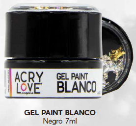 Gel Paint Blanco Negro 7ml