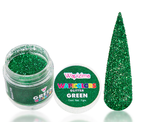 W. GLITTER 1/4 OZ NW GREEN