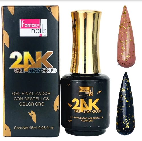 Gel  Efecto Hoja Gold