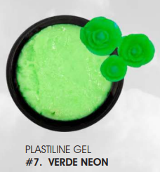 Plastiline Gel Verde Neon #7