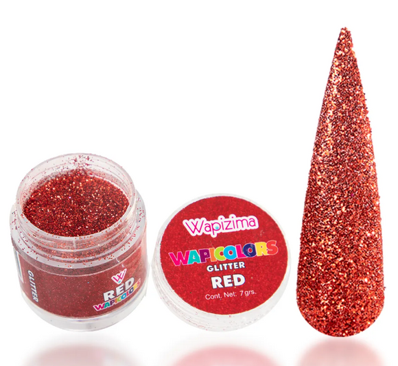 W. GLITTER 1/4 OZ NW RED