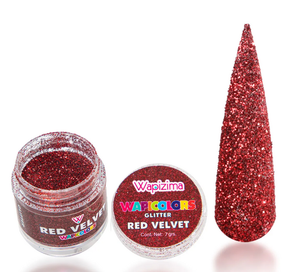 W. GLITTER 1/4 OZ NW RED VELVET