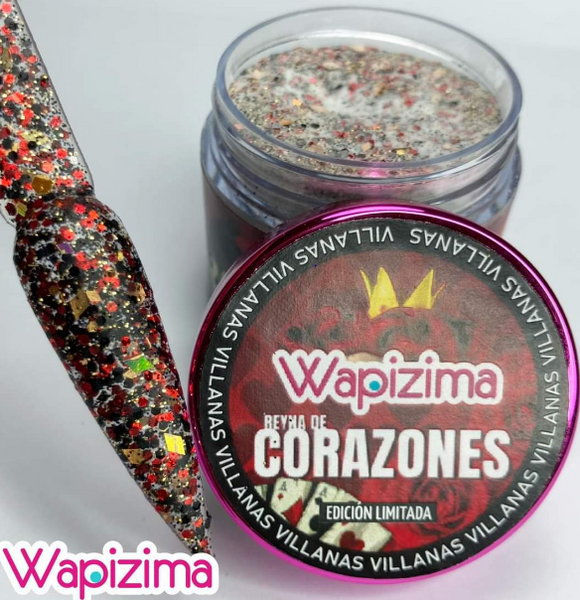 Wapizzima Acrílico Reyna de Corazones 1 oz (Villanas)