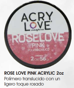 ROSE LOVE PINK ACRYLIC 2oz