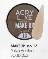 Makeup No.13 Polvo Acrílico Solid 2oz