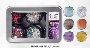 Spider gel Set 1 (6 colores)