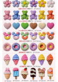 Decoracion kawaii sobre con 10 pz