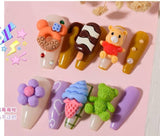 Decoracion kawaii sobre con 10 pz