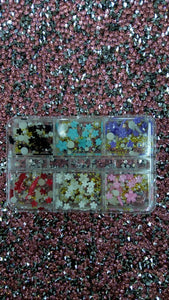 Flores acrilicas cajita