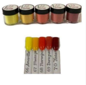 Acrilicos Decorlyz Colección  Cálidos 5 PZ