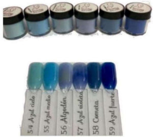 Acrilicos Decorlyz Col. Azules 6 PZ