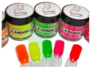COLECCION. ACRILICOS FOSFORESCENTES