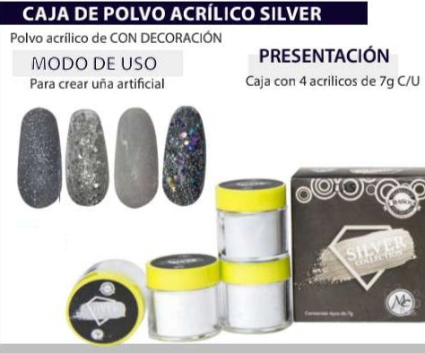 Colecciones Acrilico 4 pz  MC
