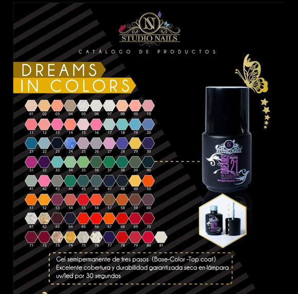 Gel Semipermanente de 3 pasos Studio Nails